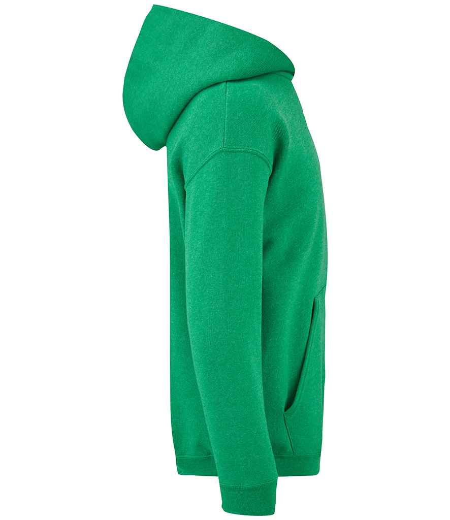 Fruit of the Loom Kids Classic Hooded Sweatshirt in by Fruit of the Loom — Custom branded clothing by Print Press, featuring premium embroidery produced in our specialist print lab in the UK.