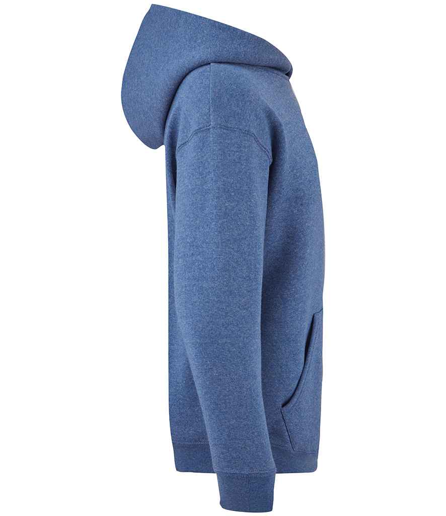 Fruit of the Loom Kids Classic Hooded Sweatshirt in by Fruit of the Loom — Custom branded clothing by Print Press, featuring premium embroidery produced in our specialist print lab in the UK.