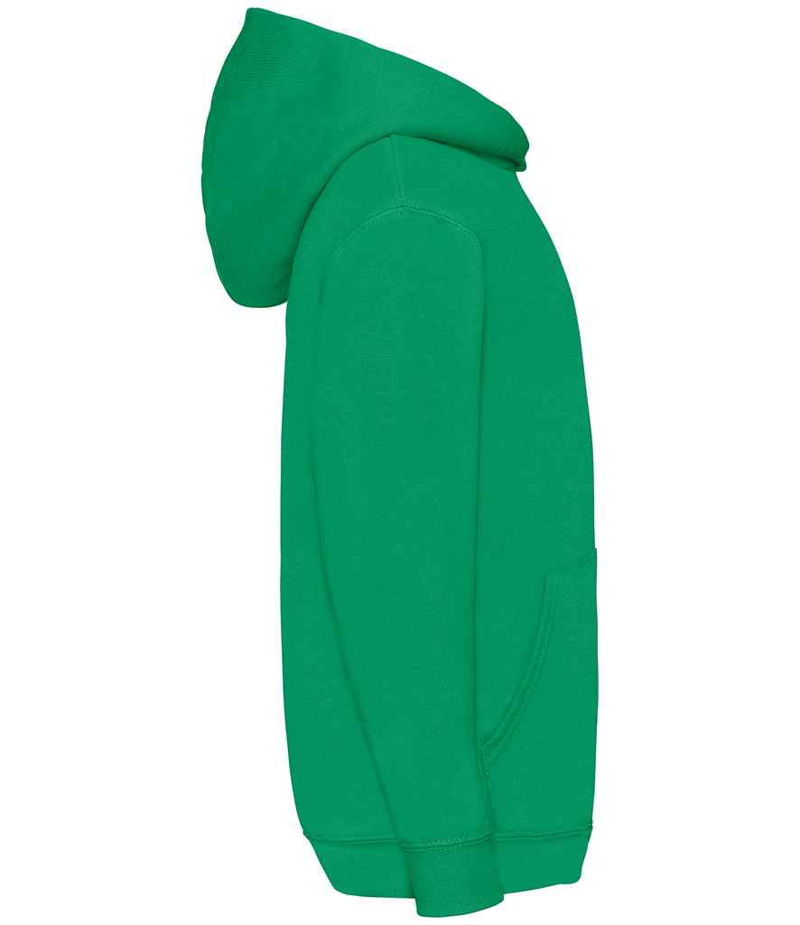 Fruit of the Loom Kids Classic Hooded Sweatshirt in by Fruit of the Loom — Custom branded clothing by Print Press, featuring premium embroidery produced in our specialist print lab in the UK.