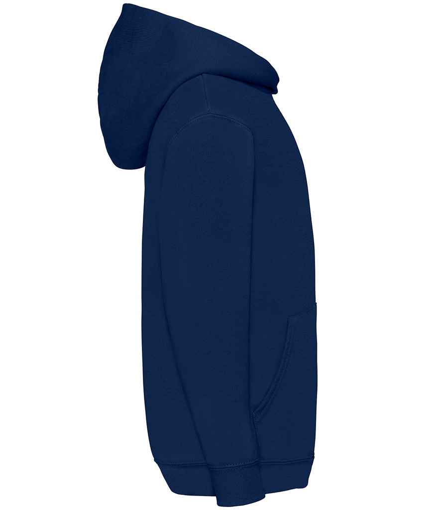 Fruit of the Loom Kids Classic Hooded Sweatshirt in by Fruit of the Loom — Custom branded clothing by Print Press, featuring premium embroidery produced in our specialist print lab in the UK.