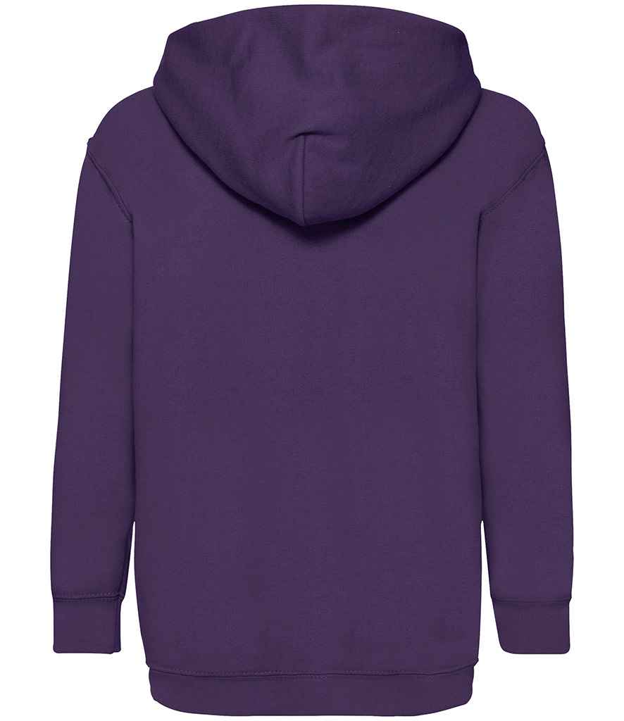 Fruit of the Loom Kids Classic Hooded Sweatshirt in by Fruit of the Loom — Custom branded clothing by Print Press, featuring premium embroidery produced in our specialist print lab in the UK.