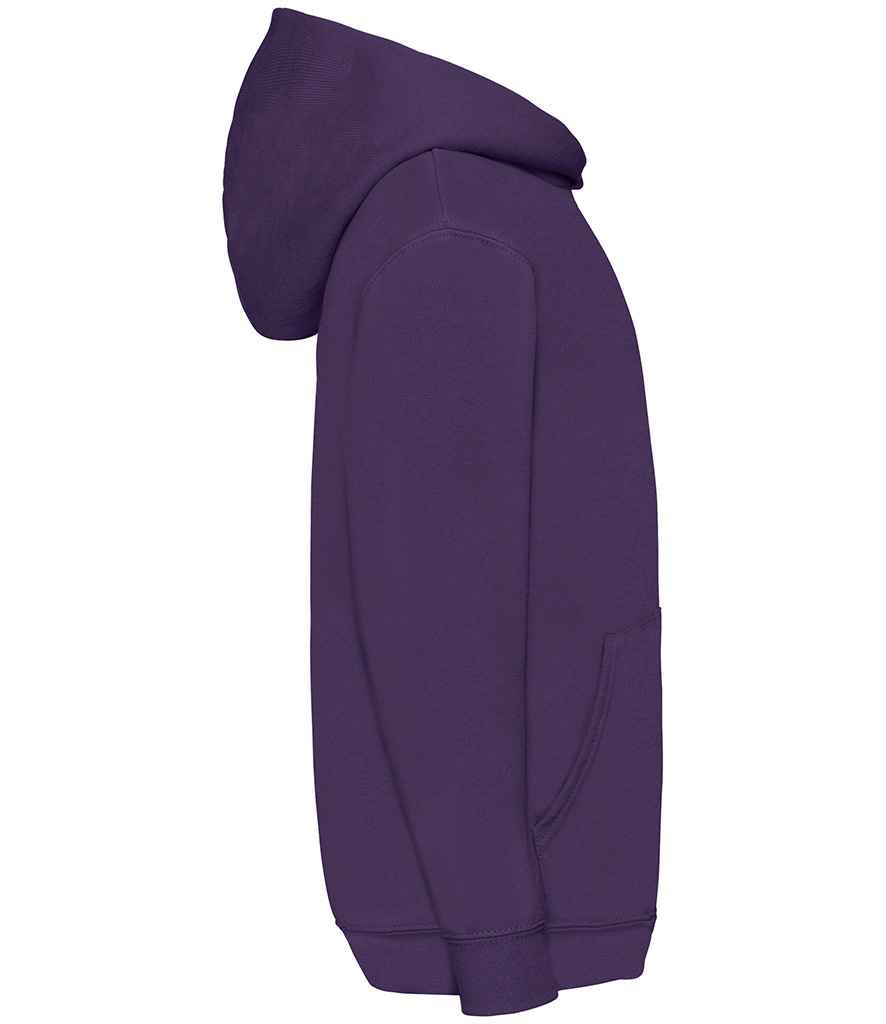 Fruit of the Loom Kids Classic Hooded Sweatshirt in by Fruit of the Loom — Custom branded clothing by Print Press, featuring premium embroidery produced in our specialist print lab in the UK.