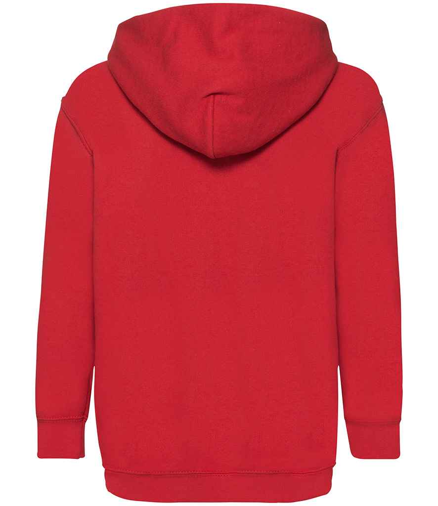 Fruit of the Loom Kids Classic Hooded Sweatshirt in by Fruit of the Loom — Custom branded clothing by Print Press, featuring premium embroidery produced in our specialist print lab in the UK.