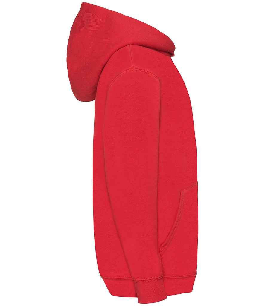 Fruit of the Loom Kids Classic Hooded Sweatshirt in by Fruit of the Loom — Custom branded clothing by Print Press, featuring premium embroidery produced in our specialist print lab in the UK.