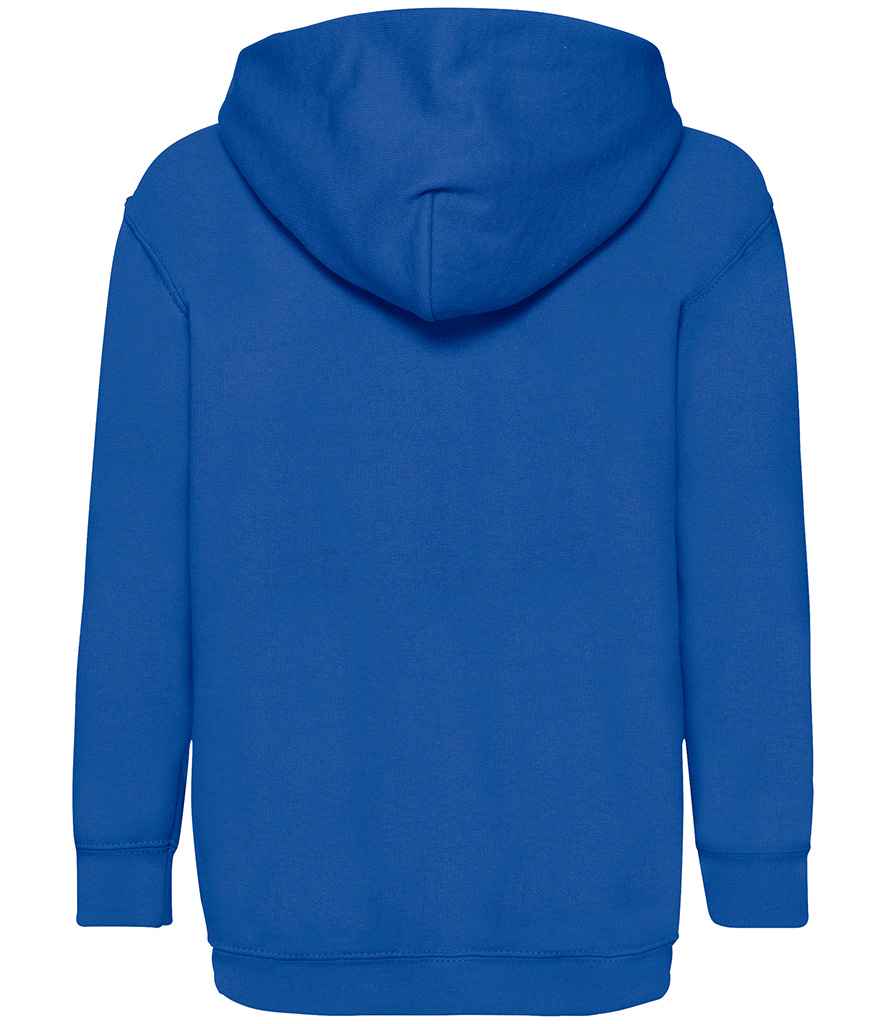 Fruit of the Loom Kids Classic Hooded Sweatshirt in by Fruit of the Loom — Custom branded clothing by Print Press, featuring premium embroidery produced in our specialist print lab in the UK.