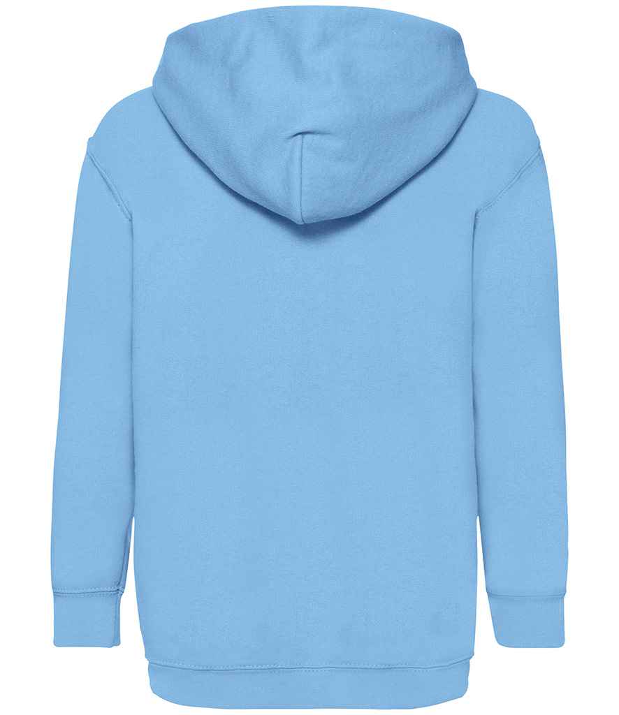 Fruit of the Loom Kids Classic Hooded Sweatshirt in by Fruit of the Loom — Custom branded clothing by Print Press, featuring premium embroidery produced in our specialist print lab in the UK.