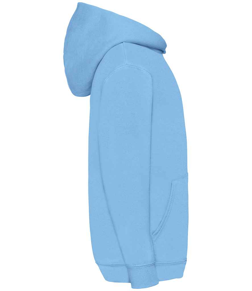 Fruit of the Loom Kids Classic Hooded Sweatshirt in by Fruit of the Loom — Custom branded clothing by Print Press, featuring premium embroidery produced in our specialist print lab in the UK.