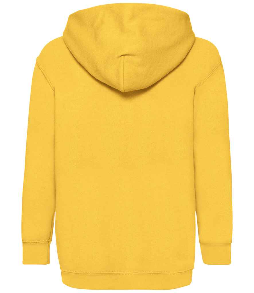 Fruit of the Loom Kids Classic Hooded Sweatshirt in by Fruit of the Loom — Custom branded clothing by Print Press, featuring premium embroidery produced in our specialist print lab in the UK.