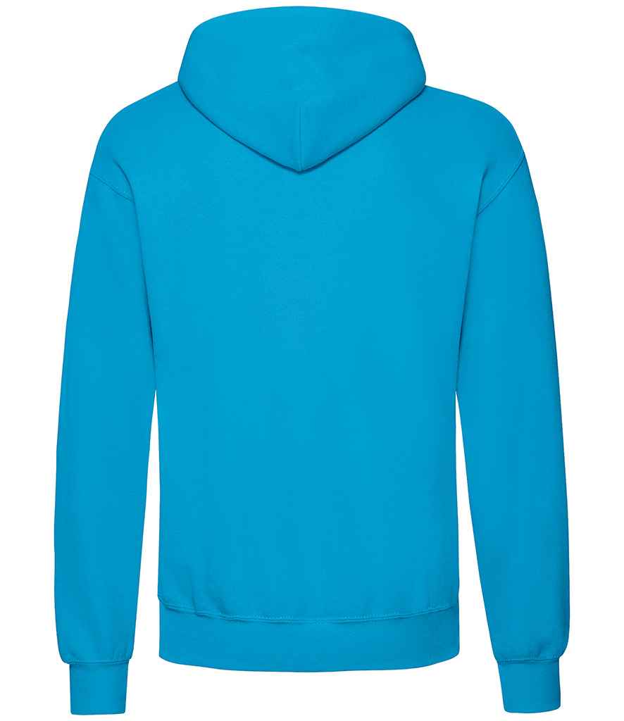 Fruit of the Loom Classic Hooded Sweatshirt - (2nd Colours) in by Fruit of the Loom — Custom branded clothing by Print Press, featuring premium embroidery produced in our specialist print lab in the UK.