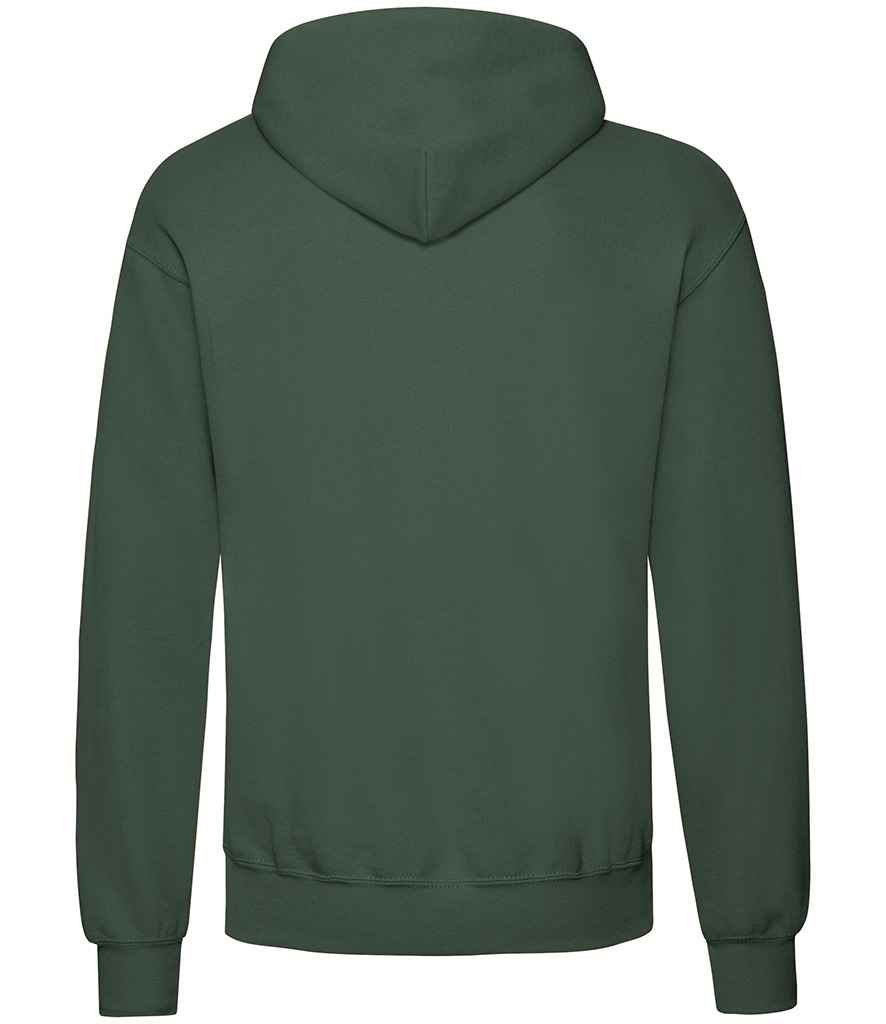 Fruit of the Loom Classic Hooded Sweatshirt - (2nd Colours) in by Fruit of the Loom — Custom branded clothing by Print Press, featuring premium embroidery produced in our specialist print lab in the UK.