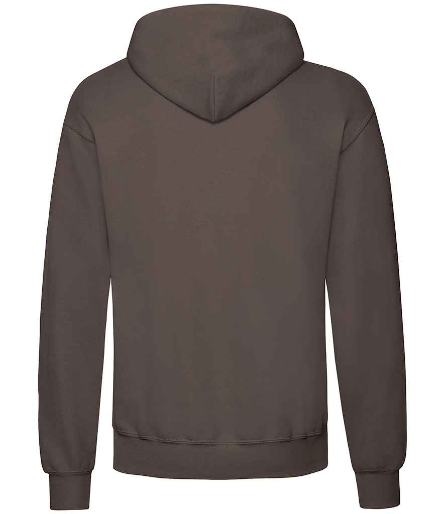 Fruit of the Loom Classic Hooded Sweatshirt - (2nd Colours) in by Fruit of the Loom — Custom branded clothing by Print Press, featuring premium embroidery produced in our specialist print lab in the UK.