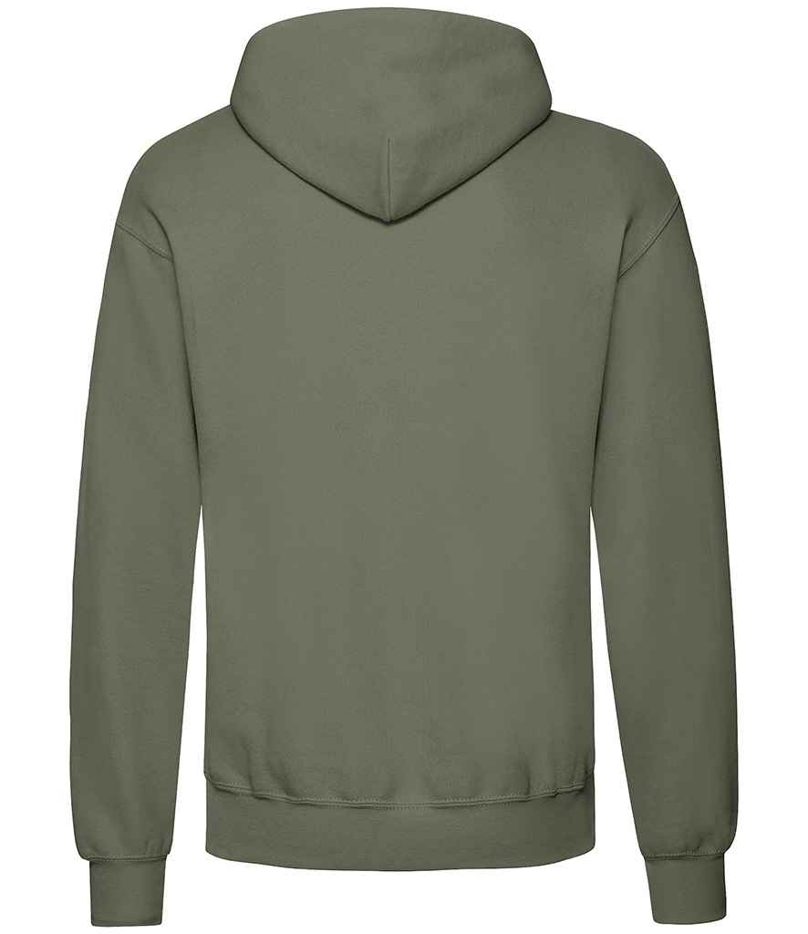 Fruit of the Loom Classic Hooded Sweatshirt - (2nd Colours) in by Fruit of the Loom — Custom branded clothing by Print Press, featuring premium embroidery produced in our specialist print lab in the UK.