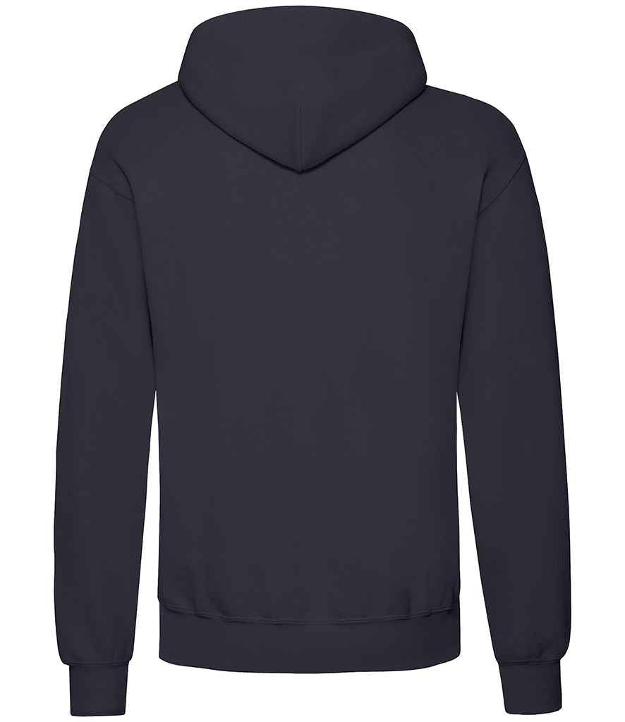 Fruit of the Loom Classic Hooded Sweatshirt - (2nd Colours) in by Fruit of the Loom — Custom branded clothing by Print Press, featuring premium embroidery produced in our specialist print lab in the UK.