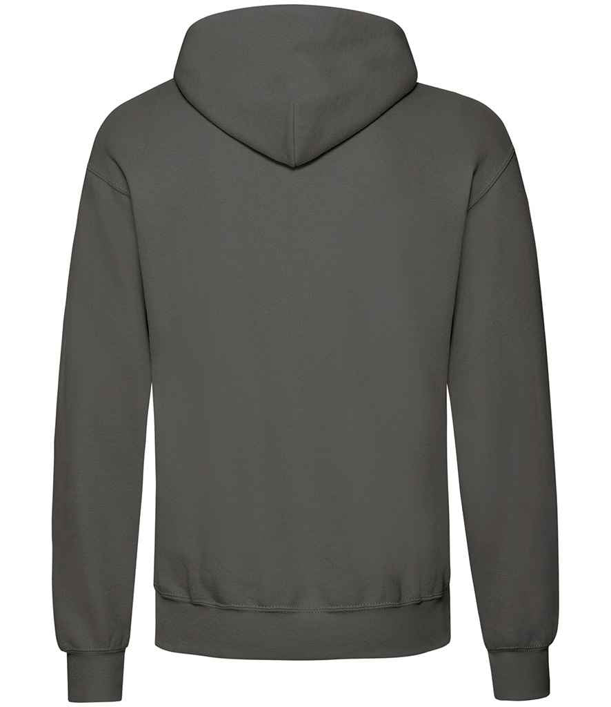 Fruit of the Loom Classic Hooded Sweatshirt in by Fruit of the Loom — Custom branded clothing by Print Press, featuring premium embroidery produced in our specialist print lab in the UK.