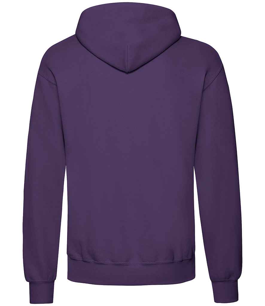 Fruit of the Loom Classic Hooded Sweatshirt in by Fruit of the Loom — Custom branded clothing by Print Press, featuring premium embroidery produced in our specialist print lab in the UK.