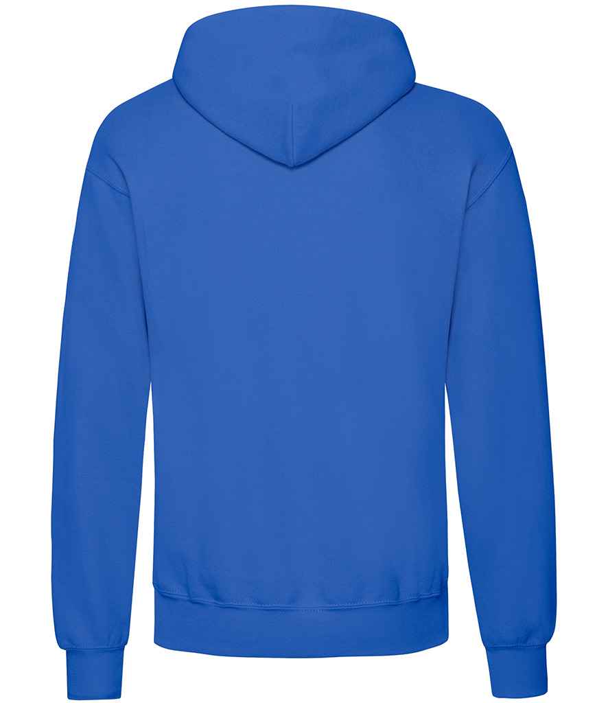 Fruit of the Loom Classic Hooded Sweatshirt in by Fruit of the Loom — Custom branded clothing by Print Press, featuring premium embroidery produced in our specialist print lab in the UK.