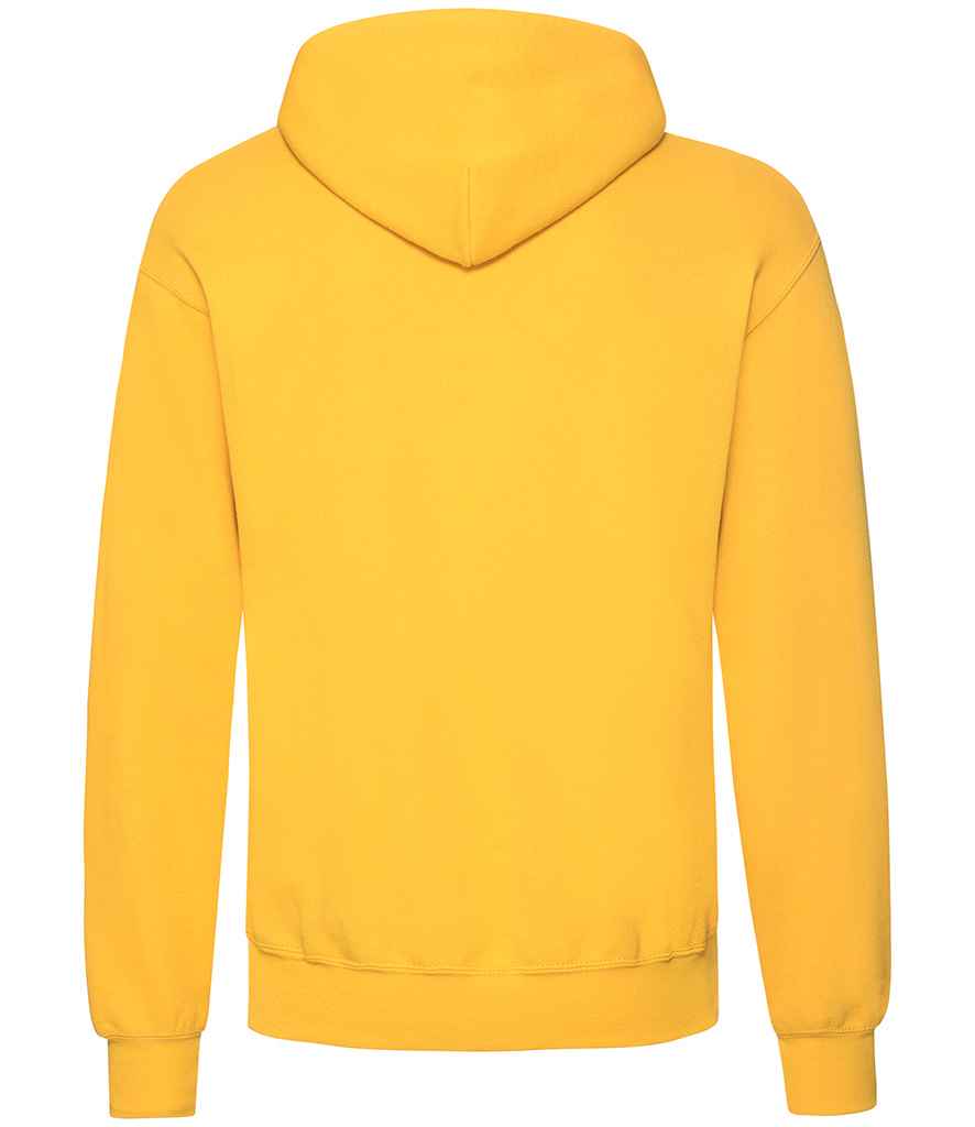 Fruit of the Loom Classic Hooded Sweatshirt in by Fruit of the Loom — Custom branded clothing by Print Press, featuring premium embroidery produced in our specialist print lab in the UK.