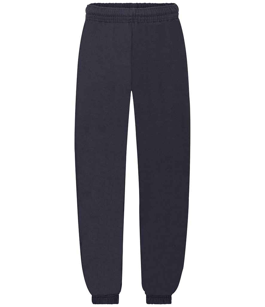 Fruit of the Loom Kids Elasticated Hem Jog Pants in by Fruit of the Loom — Custom branded clothing by Print Press, featuring premium embroidery produced in our specialist print lab in the UK.