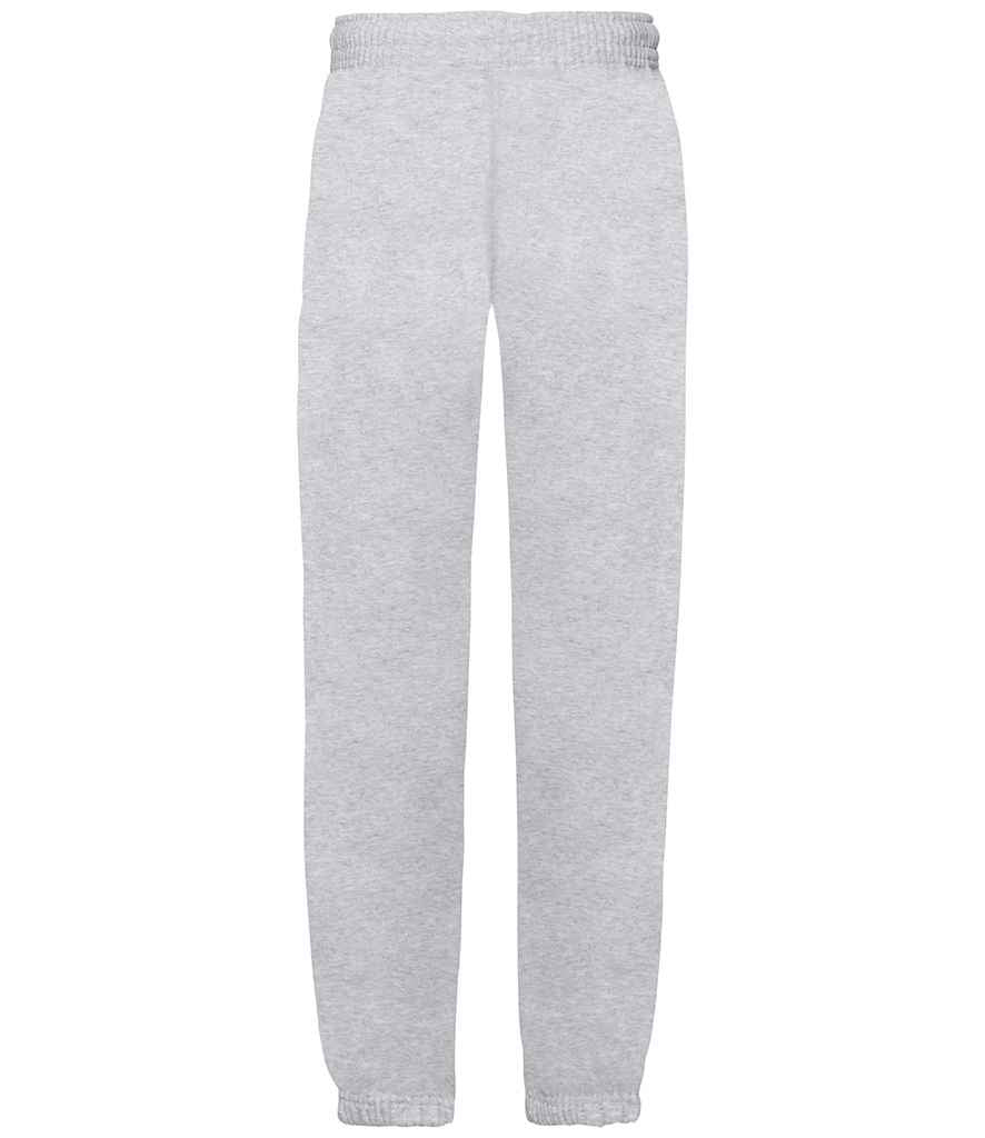 Fruit of the Loom Kids Elasticated Hem Jog Pants in by Fruit of the Loom — Custom branded clothing by Print Press, featuring premium embroidery produced in our specialist print lab in the UK.