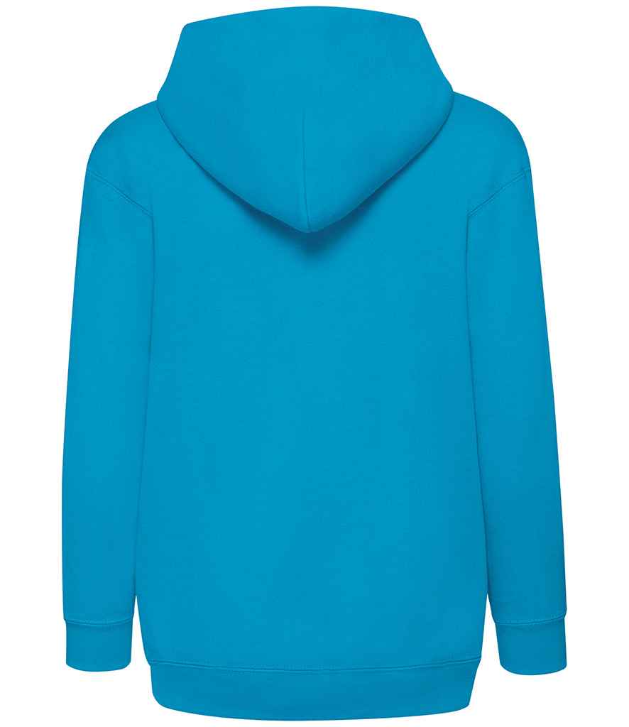 Fruit of the Loom Kids Classic Zip Hooded Sweatshirt in by Fruit of the Loom — Custom branded clothing by Print Press, featuring premium embroidery produced in our specialist print lab in the UK.