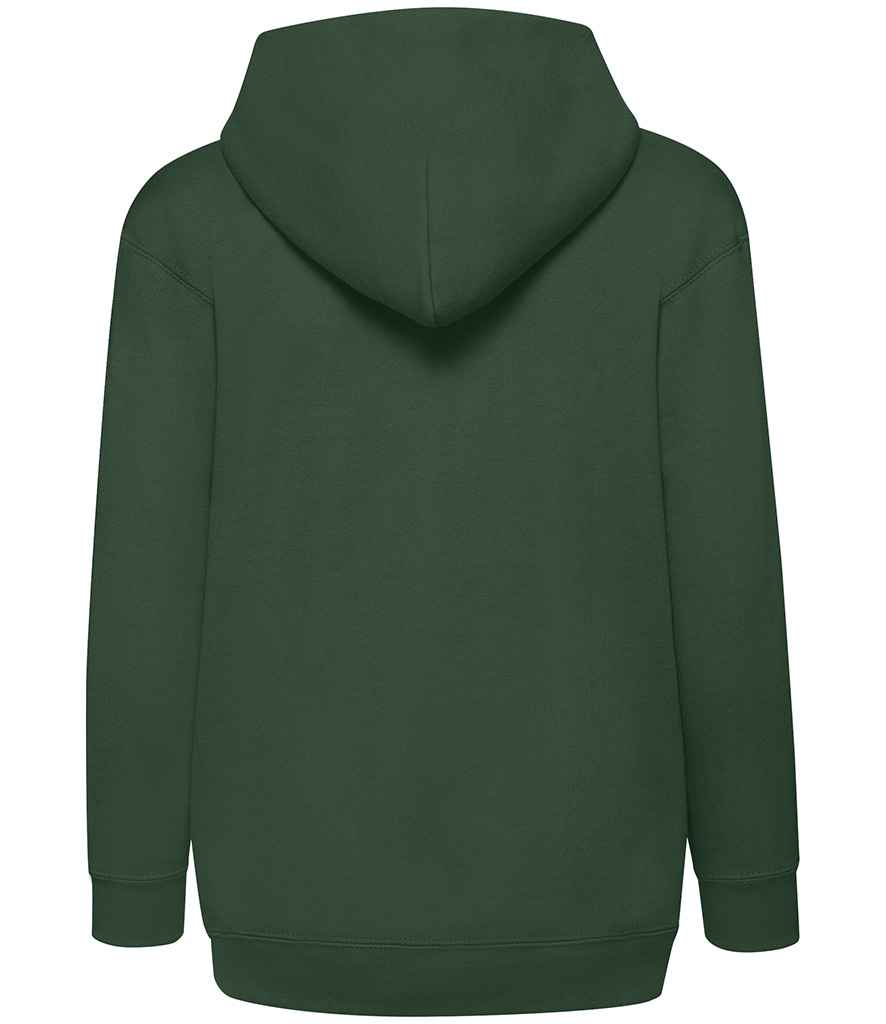 Fruit of the Loom Kids Classic Zip Hooded Sweatshirt in by Fruit of the Loom — Custom branded clothing by Print Press, featuring premium embroidery produced in our specialist print lab in the UK.