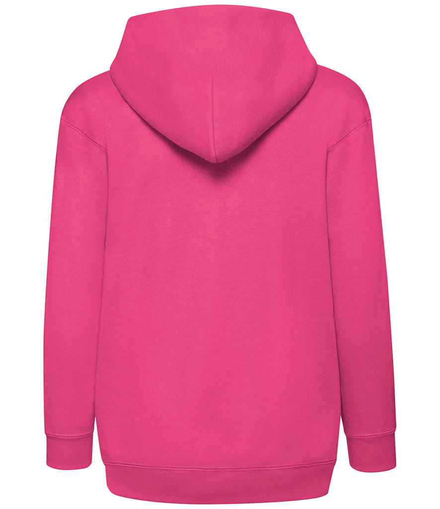 Fruit of the Loom Kids Classic Zip Hooded Sweatshirt in by Fruit of the Loom — Custom branded clothing by Print Press, featuring premium embroidery produced in our specialist print lab in the UK.