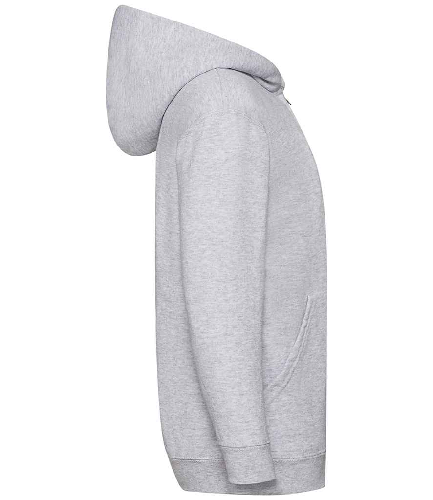 Fruit of the Loom Kids Classic Zip Hooded Sweatshirt in by Fruit of the Loom — Custom branded clothing by Print Press, featuring premium embroidery produced in our specialist print lab in the UK.