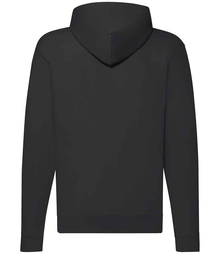 Fruit of the Loom Classic Zip Hooded Sweatshirt in by Fruit of the Loom — Custom branded clothing by Print Press, featuring premium embroidery produced in our specialist print lab in the UK.