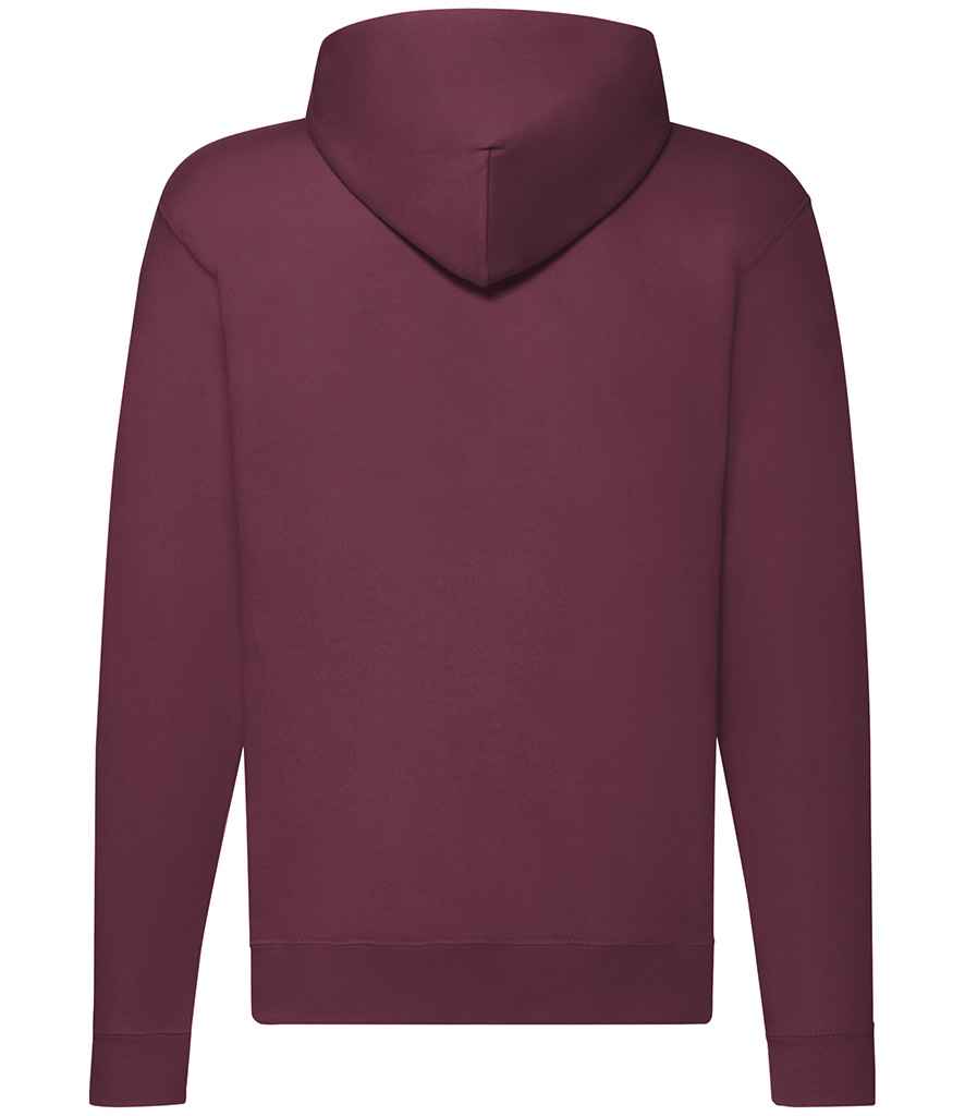 Fruit of the Loom Classic Zip Hooded Sweatshirt in by Fruit of the Loom — Custom branded clothing by Print Press, featuring premium embroidery produced in our specialist print lab in the UK.