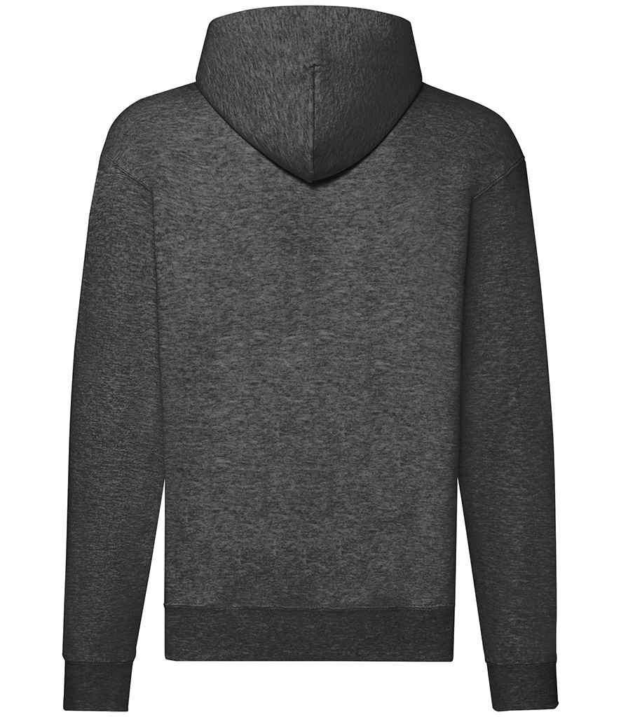 Fruit of the Loom Classic Zip Hooded Sweatshirt in by Fruit of the Loom — Custom branded clothing by Print Press, featuring premium embroidery produced in our specialist print lab in the UK.