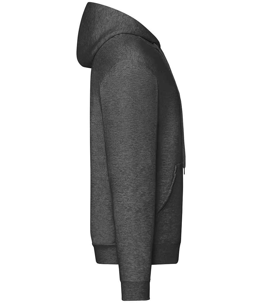 Fruit of the Loom Classic Zip Hooded Sweatshirt in by Fruit of the Loom — Custom branded clothing by Print Press, featuring premium embroidery produced in our specialist print lab in the UK.