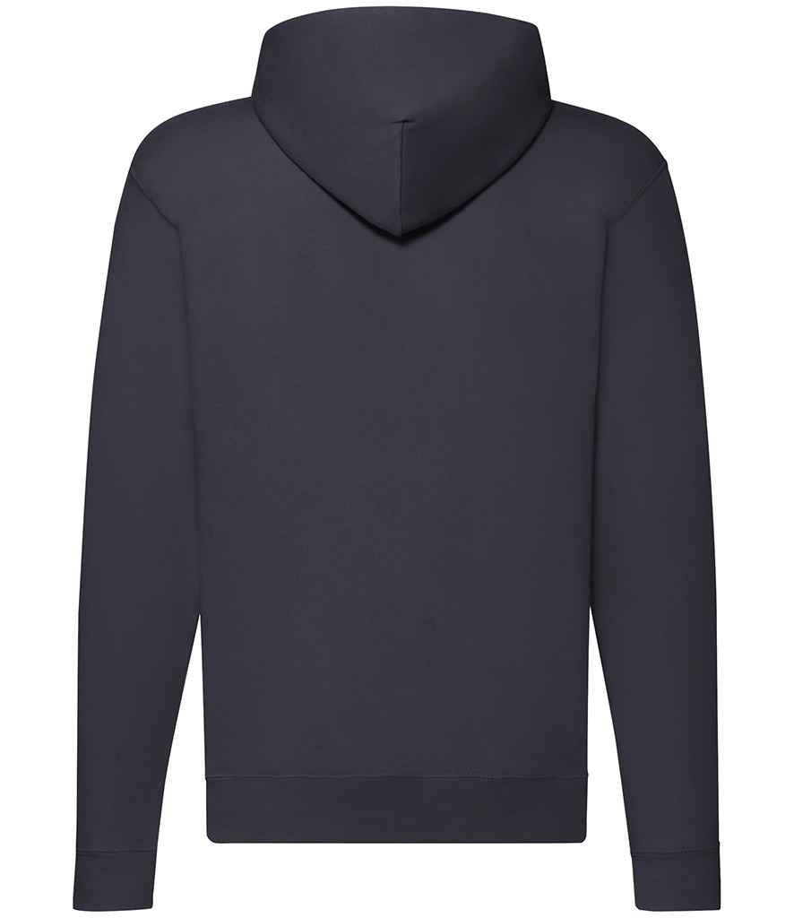 Fruit of the Loom Classic Zip Hooded Sweatshirt in by Fruit of the Loom — Custom branded clothing by Print Press, featuring premium embroidery produced in our specialist print lab in the UK.