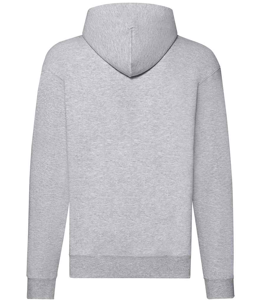 Fruit of the Loom Classic Zip Hooded Sweatshirt in by Fruit of the Loom — Custom branded clothing by Print Press, featuring premium embroidery produced in our specialist print lab in the UK.