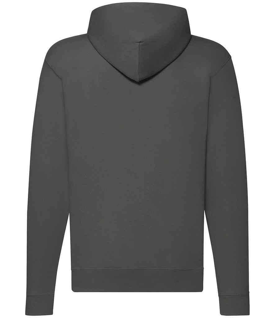 Fruit of the Loom Classic Zip Hooded Sweatshirt in by Fruit of the Loom — Custom branded clothing by Print Press, featuring premium embroidery produced in our specialist print lab in the UK.