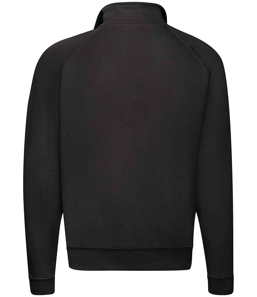 Fruit of the Loom Classic Zip Neck Sweatshirt in by Fruit of the Loom — Custom branded clothing by Print Press, featuring premium embroidery produced in our specialist print lab in the UK.