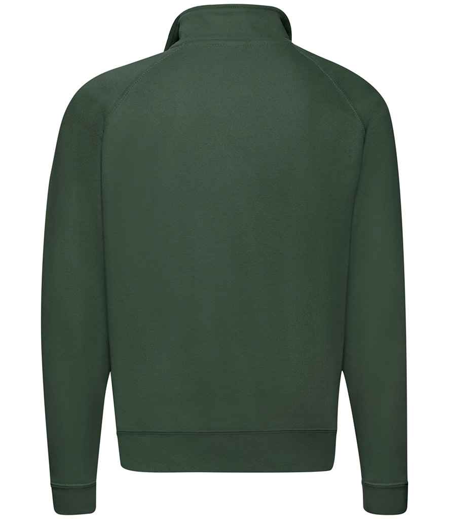 Fruit of the Loom Classic Zip Neck Sweatshirt in by Fruit of the Loom — Custom branded clothing by Print Press, featuring premium embroidery produced in our specialist print lab in the UK.