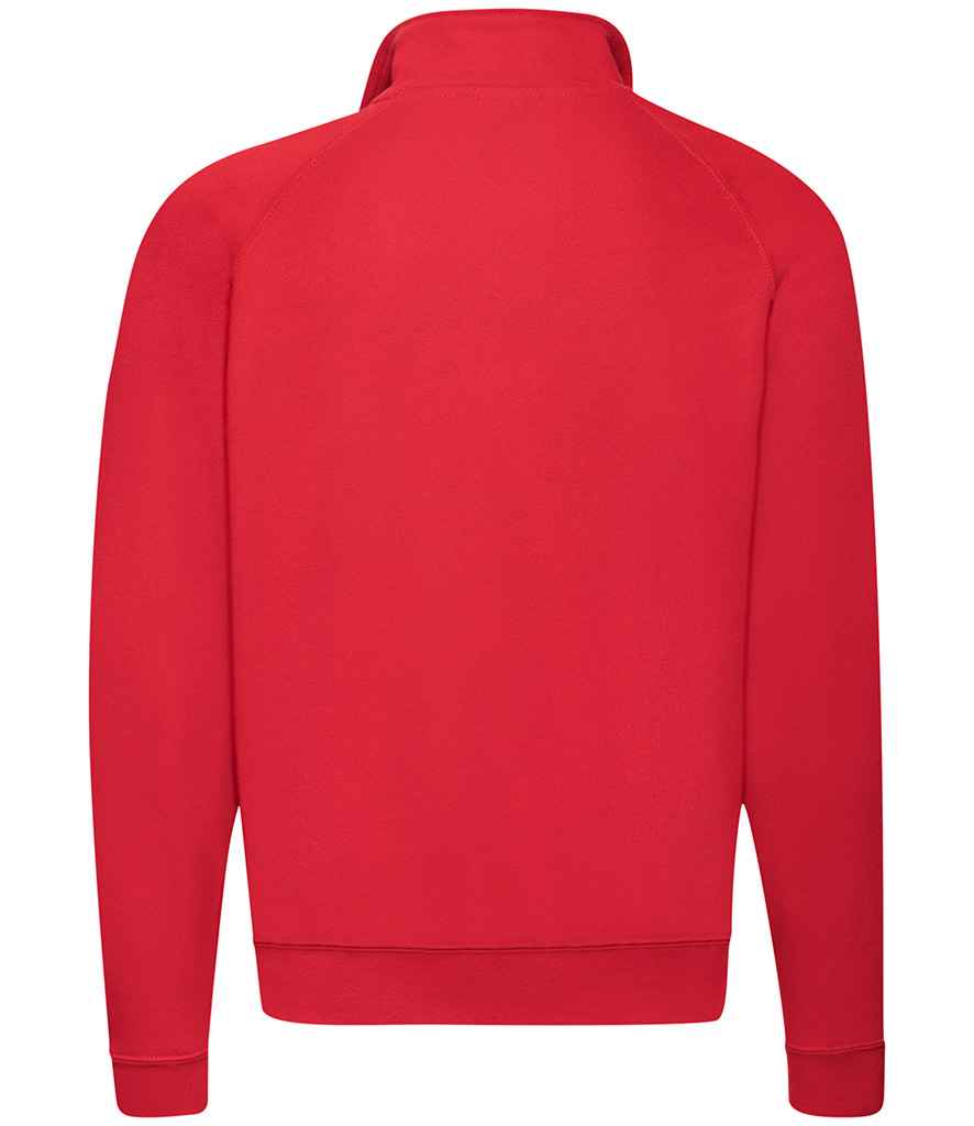Fruit of the Loom Classic Zip Neck Sweatshirt in by Fruit of the Loom — Custom branded clothing by Print Press, featuring premium embroidery produced in our specialist print lab in the UK.