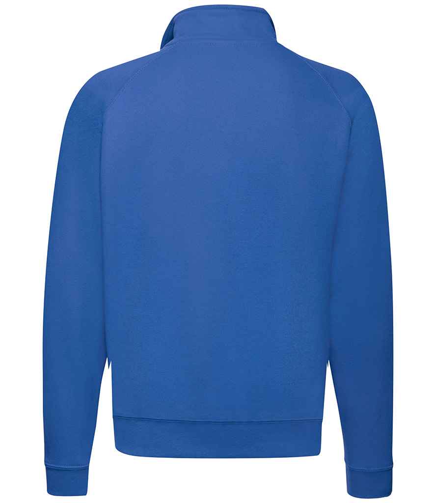 Fruit of the Loom Classic Zip Neck Sweatshirt in by Fruit of the Loom — Custom branded clothing by Print Press, featuring premium embroidery produced in our specialist print lab in the UK.