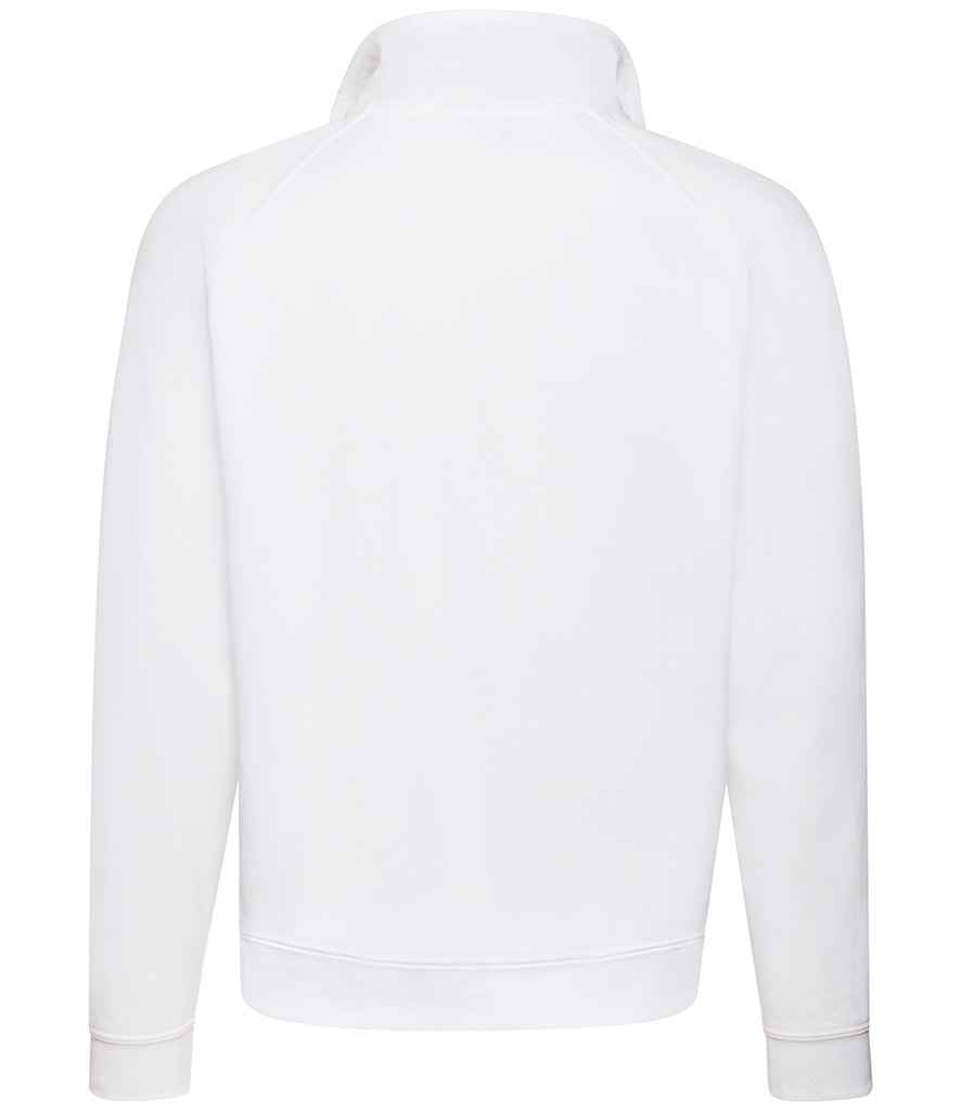 Fruit of the Loom Classic Zip Neck Sweatshirt in by Fruit of the Loom — Custom branded clothing by Print Press, featuring premium embroidery produced in our specialist print lab in the UK.