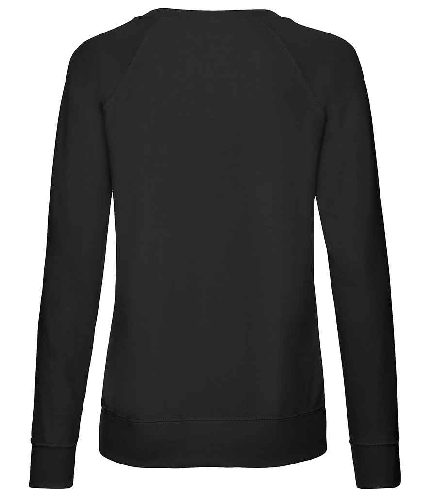 Fruit of the Loom Lady Fit Lightweight Raglan Sweatshirt in by Fruit of the Loom — Custom branded clothing by Print Press, featuring premium embroidery produced in our specialist print lab in the UK.