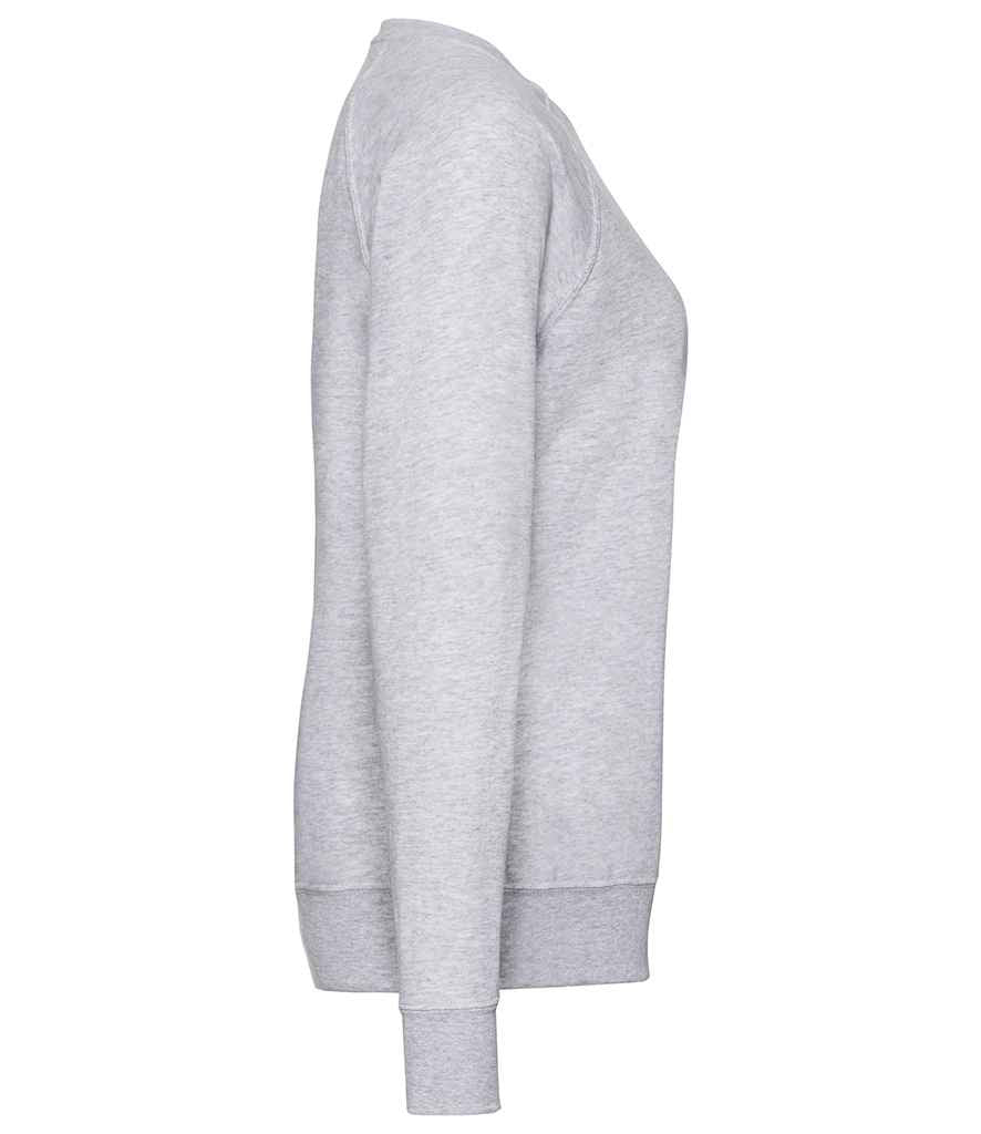 Fruit of the Loom Lady Fit Lightweight Raglan Sweatshirt in by Fruit of the Loom — Custom branded clothing by Print Press, featuring premium embroidery produced in our specialist print lab in the UK.