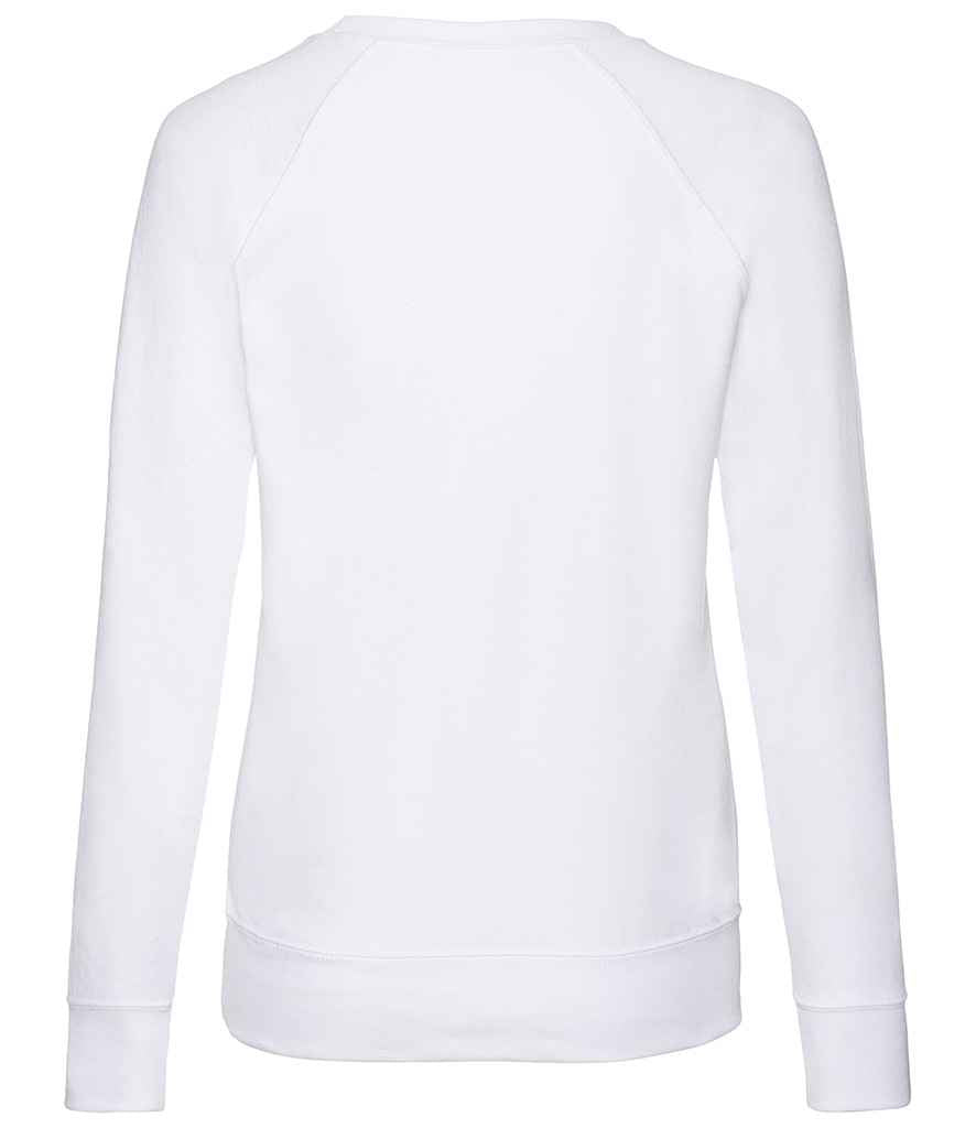 Fruit of the Loom Lady Fit Lightweight Raglan Sweatshirt in by Fruit of the Loom — Custom branded clothing by Print Press, featuring premium embroidery produced in our specialist print lab in the UK.