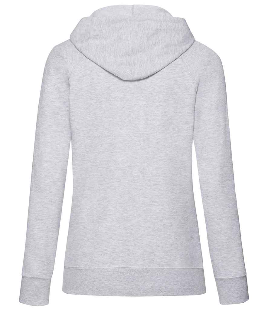 Fruit of the Loom Lady Fit Lightweight Hooded Sweatshirt in by Fruit of the Loom — Custom branded clothing by Print Press, featuring premium embroidery produced in our specialist print lab in the UK.