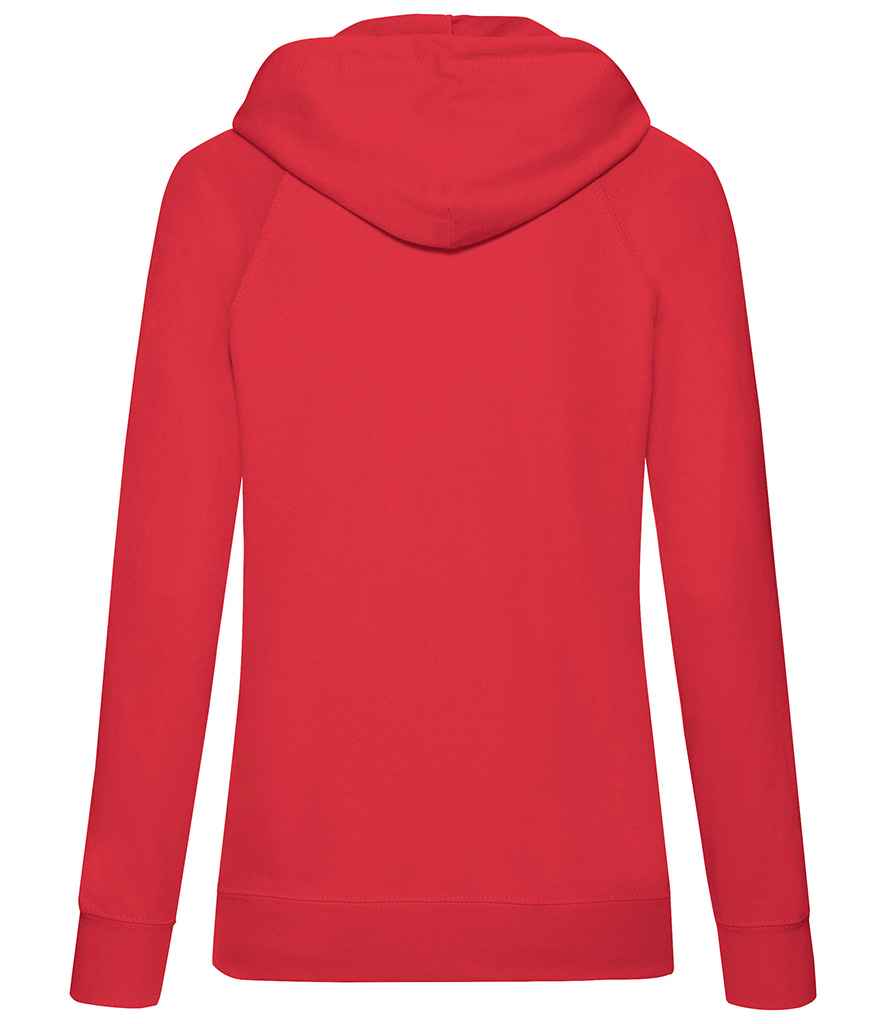 Fruit of the Loom Lady Fit Lightweight Hooded Sweatshirt in by Fruit of the Loom — Custom branded clothing by Print Press, featuring premium embroidery produced in our specialist print lab in the UK.