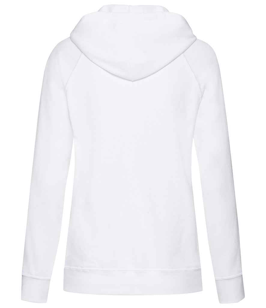 Fruit of the Loom Lady Fit Lightweight Hooded Sweatshirt in by Fruit of the Loom — Custom branded clothing by Print Press, featuring premium embroidery produced in our specialist print lab in the UK.