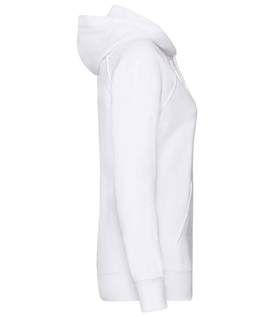 Fruit of the Loom Lady Fit Lightweight Zip Hooded Sweatshirt in by Fruit of the Loom — Custom branded clothing by Print Press, featuring premium embroidery produced in our specialist print lab in the UK.