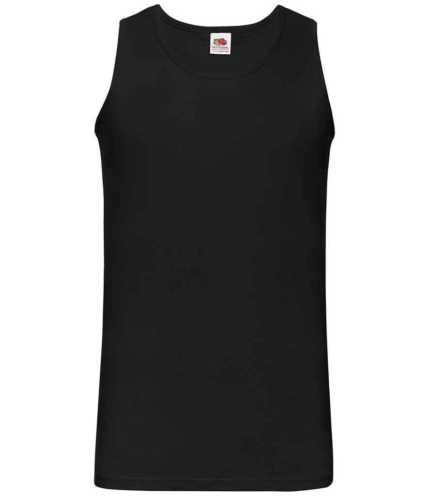 Fruit of the Loom Athletic Vest in by Fruit of the Loom — Custom branded clothing by Print Press, featuring premium embroidery produced in our specialist print lab in the UK.