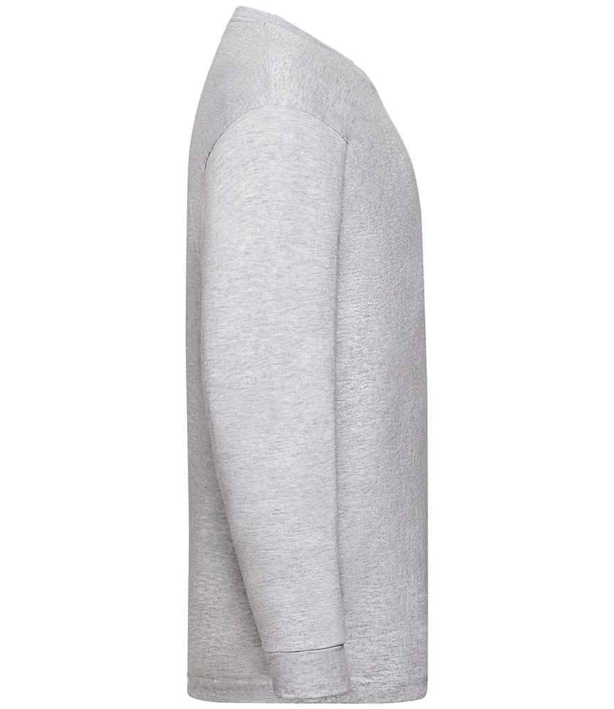 Fruit of the Loom Kids Long Sleeve Value T-Shirt in by Fruit of the Loom — Custom branded clothing by Print Press, featuring premium embroidery produced in our specialist print lab in the UK.