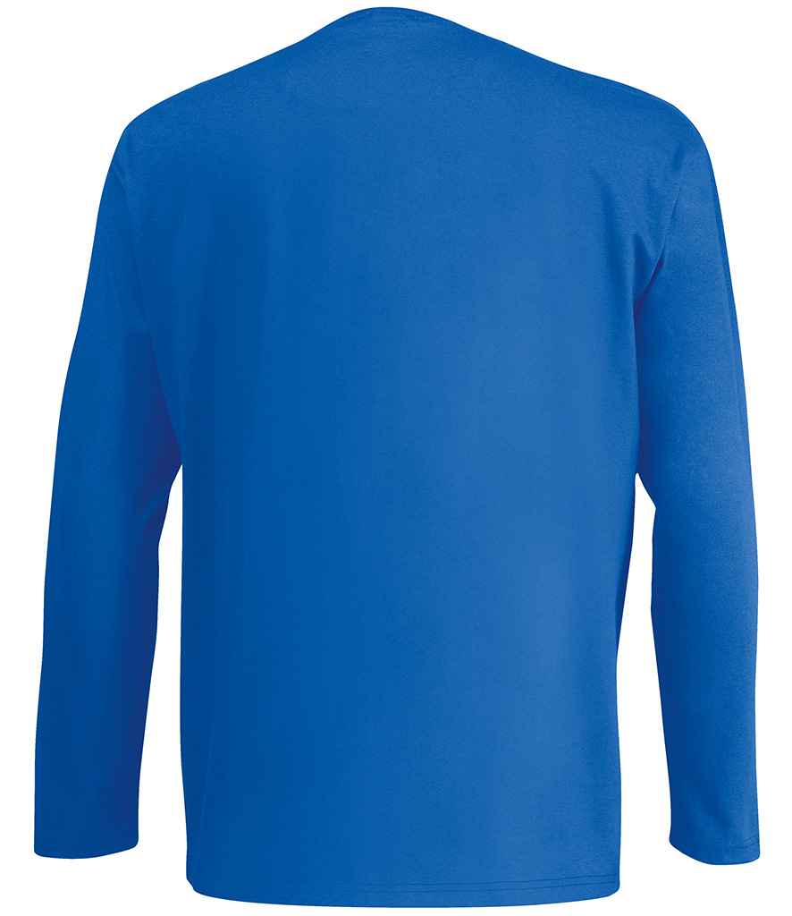 Fruit of the Loom Long Sleeve Value T-Shirt in by Fruit of the Loom — Custom branded clothing by Print Press, featuring premium embroidery produced in our specialist print lab in the UK.