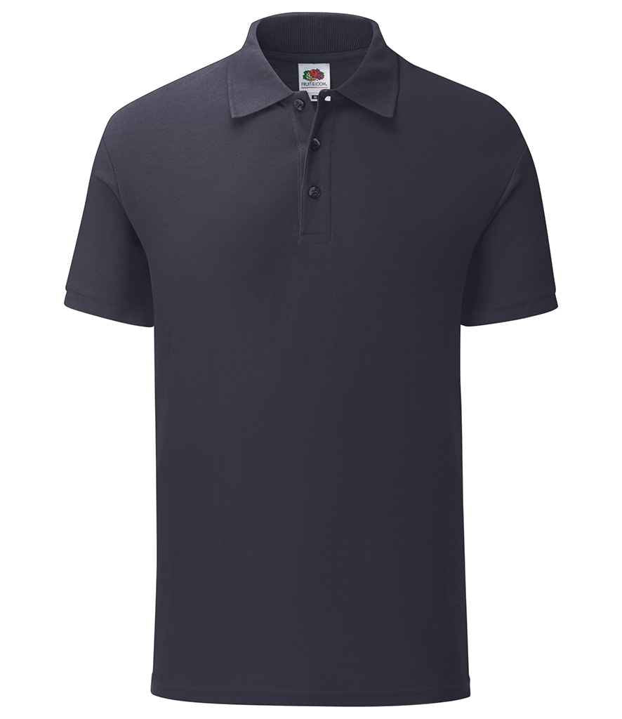 Fruit of the Loom Iconic Pique Polo Shirt - (2nd Colours) in by Fruit of the Loom — Custom branded clothing by Print Press, featuring premium embroidery produced in our specialist print lab in the UK.